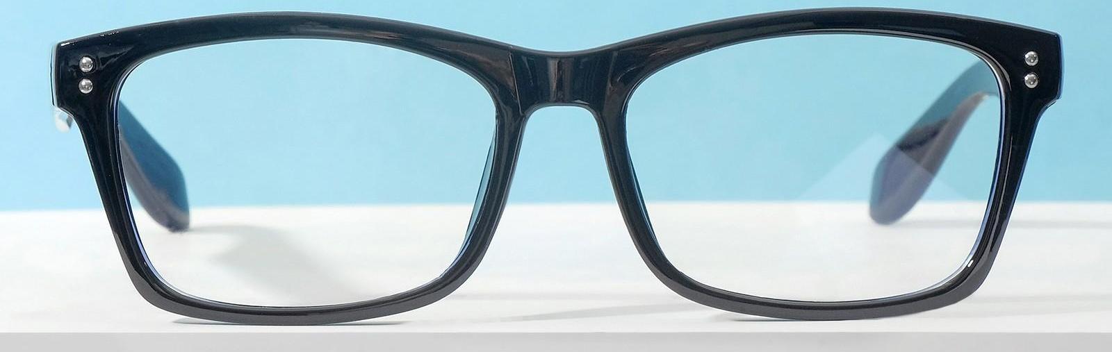 Очки компьютерные 28003, цвет чёрный глянец