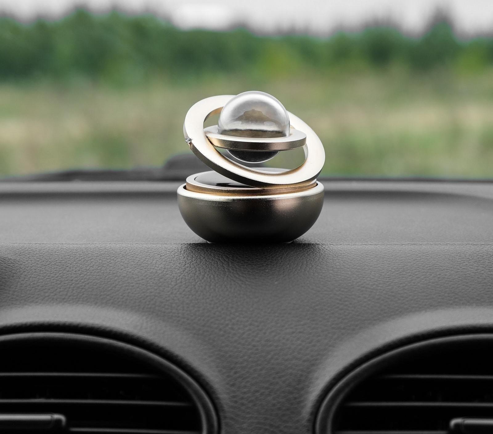 Аксессуар на панель, гравитационные кольца, вращается от солнца, золото