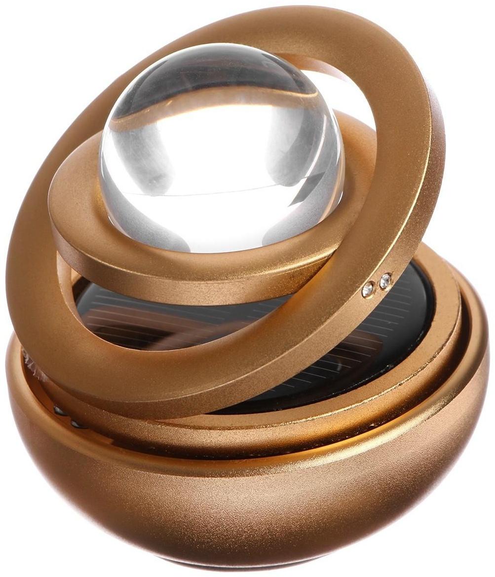 Аксессуар на панель, гравитационные кольца, вращается от солнца, золото