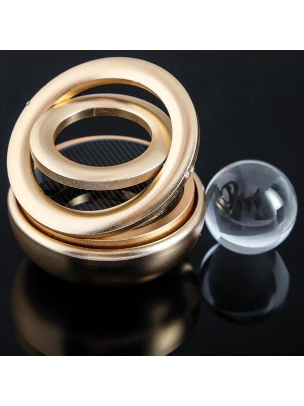 Аксессуар на панель, гравитационные кольца, вращается от солнца, золото