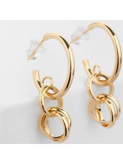 Серьги металл 