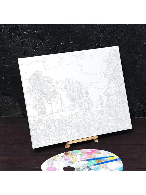 Картина по номерам на холсте с подрамником «Рожь» Иван Шишкин 40х50 см