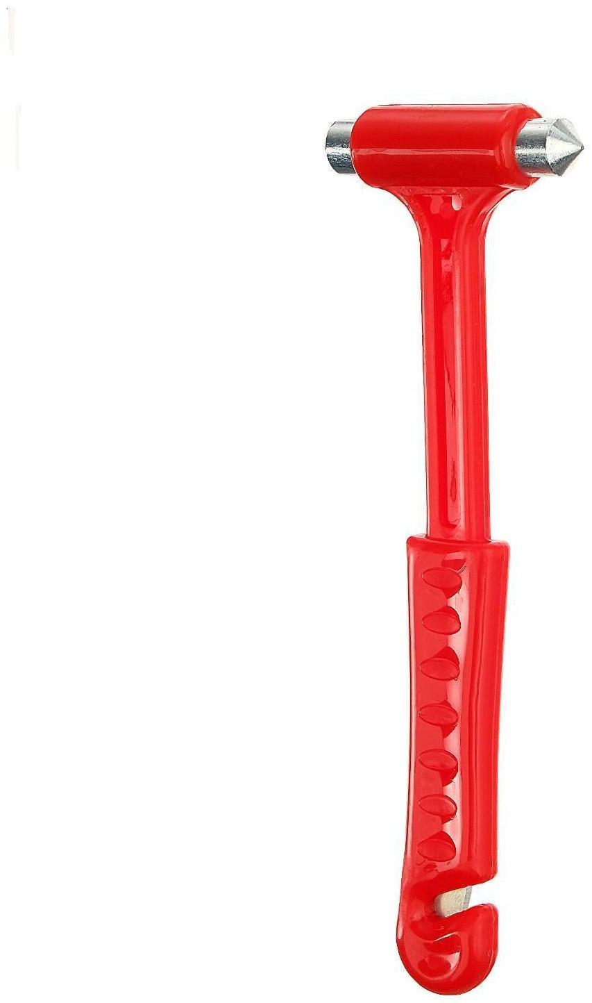 Аварийный молоток с ножом для ремня, 5×15.5 см