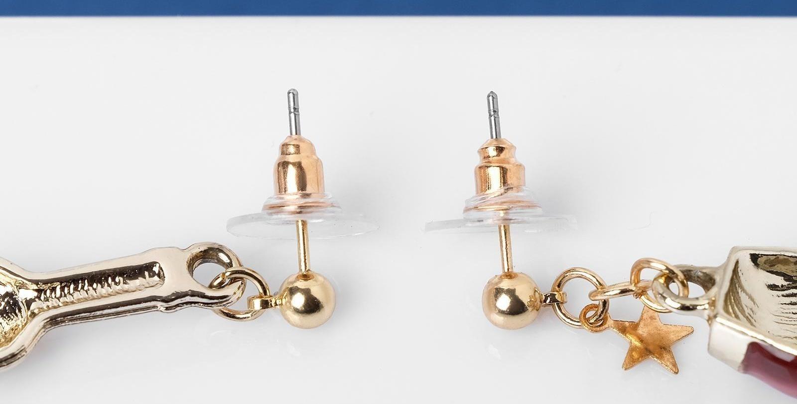 Серьги эмаль 