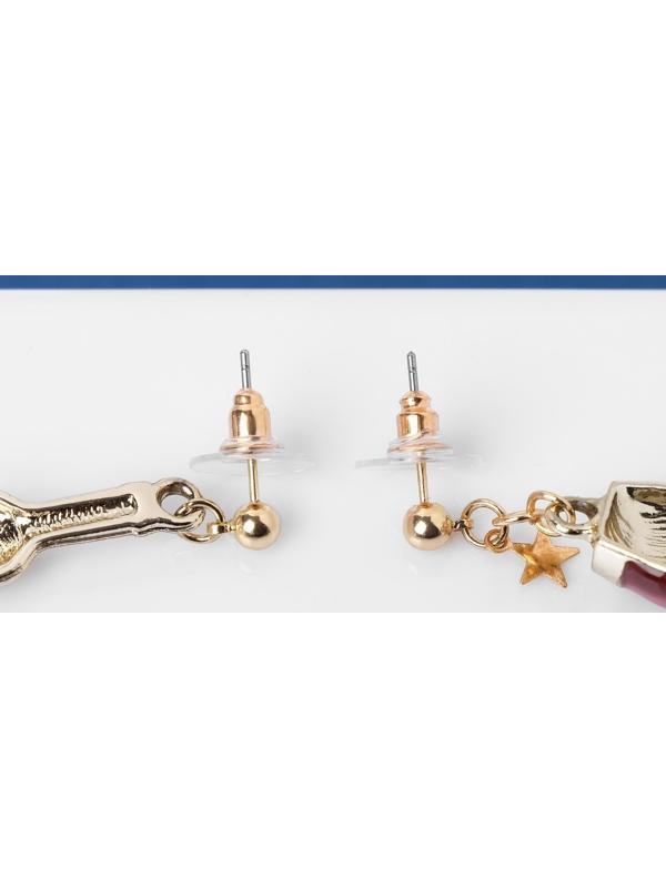 Серьги эмаль 