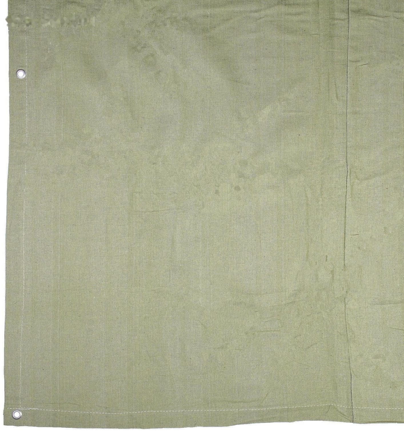 Брезент огнеупорный, 3 × 3 м, плотность 400 г/м², люверсы шаг 1 м, хаки