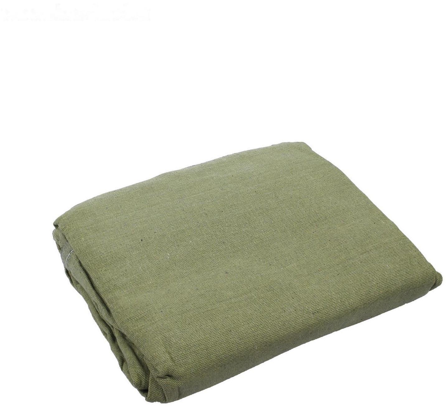 Брезент огнеупорный, 3 × 3 м, плотность 400 г/м², люверсы шаг 1 м, хаки