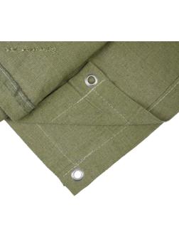 Брезент огнеупорный, 3 × 3 м, плотность 400 г/м², люверсы шаг 1 м, хаки