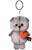 Мягкая игрушка-брелок «Кот Басик брелок с сердечком», 12 см