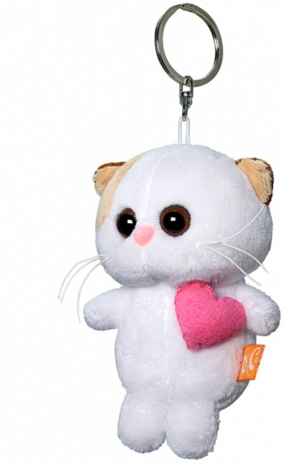 Мягкая игрушка-брелок «Кошечка Ли Ли брелок с розовым сердцем», 12 см