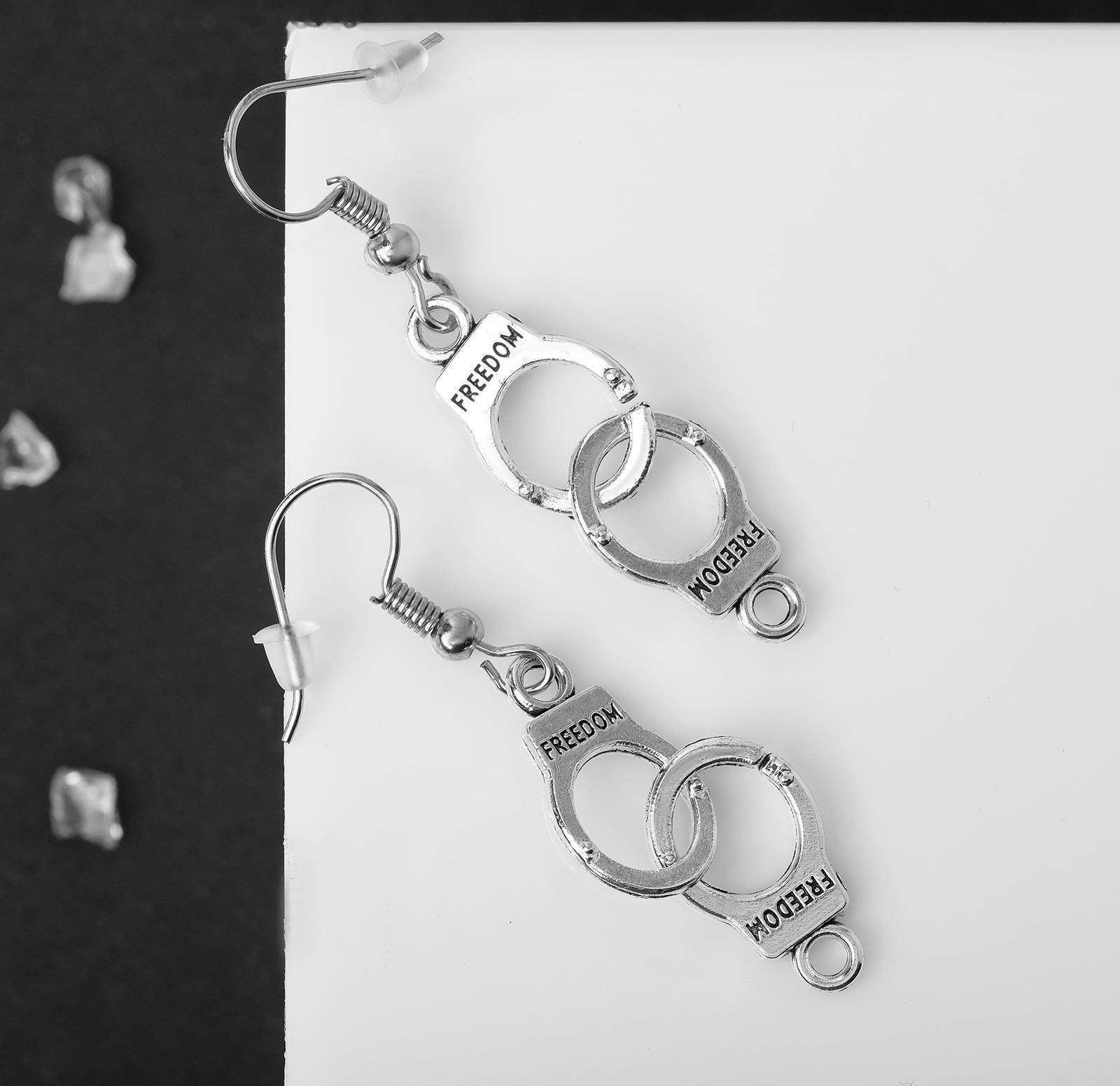 Серьги металл 