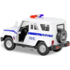 Металлическая машинка 1:32 «Служебный УАЗ Hunter» 12 см., А182R-182R свет и звук, инерционная / Белый
