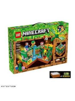 Г123-229 Конструктор LKT Мой Мир Джунгли 594 детали. 47х5.5х32 см. (18/36)123-229