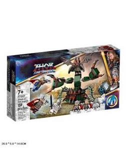 Г77207 Конструктор Тор Нападение на Новый Асгард 159 деталей. 26х5х14 см. (72)77207