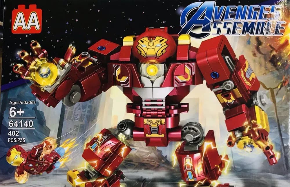 Конструктор «Железный человек 3 в 1» 64140 (Super Heroes) / 492 детали