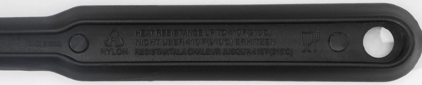 Ложка гарнирная Доляна «Орихалк», 30 см, цвет чёрный