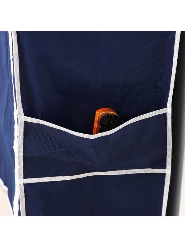 Обувница, 4 яруса, 57×28×72 см, цвет синий