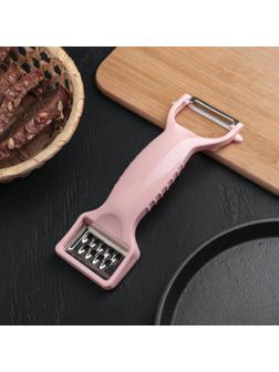 Овощечистка Доляна «Мостик», 19 см, цвет МИКС