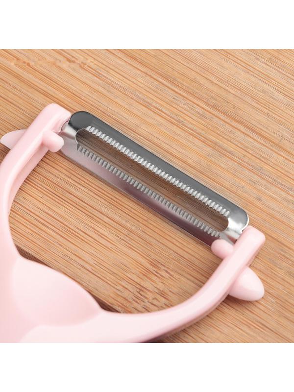 Овощечистка Доляна «Мостик», 19 см, цвет МИКС