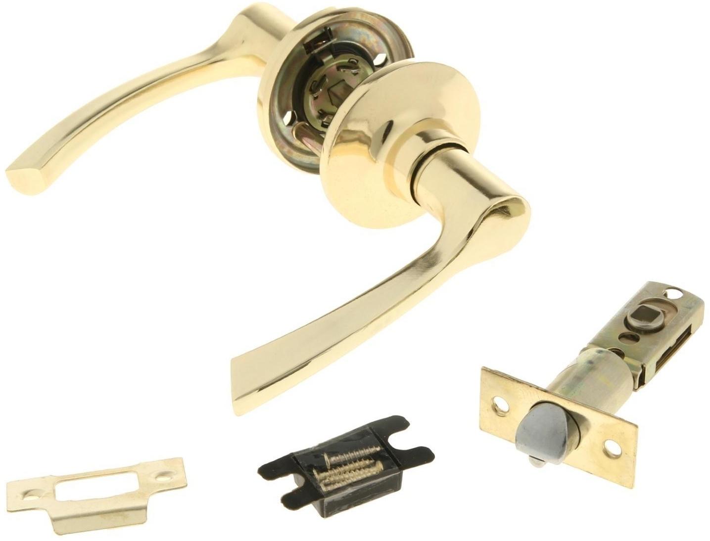 Защелка (мод.3186), межкомнатная, цвет золото