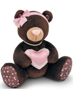 Мягкая игрушка Milk, с сердцем, 70 см