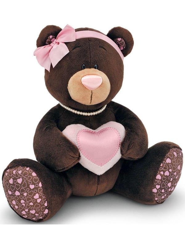 Мягкая игрушка Milk, с сердцем, 70 см