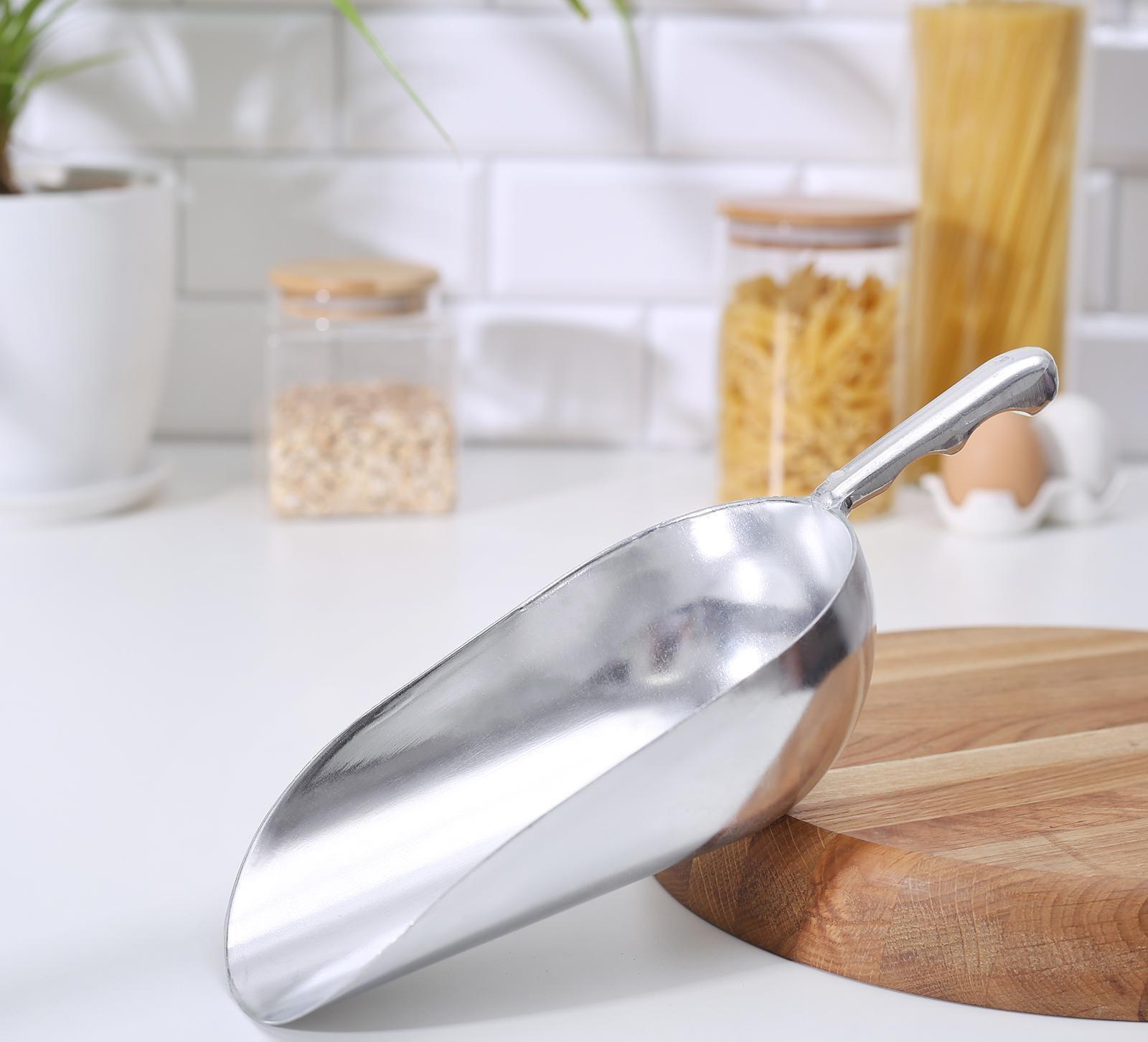 Совок алюминиевый, h=31 см