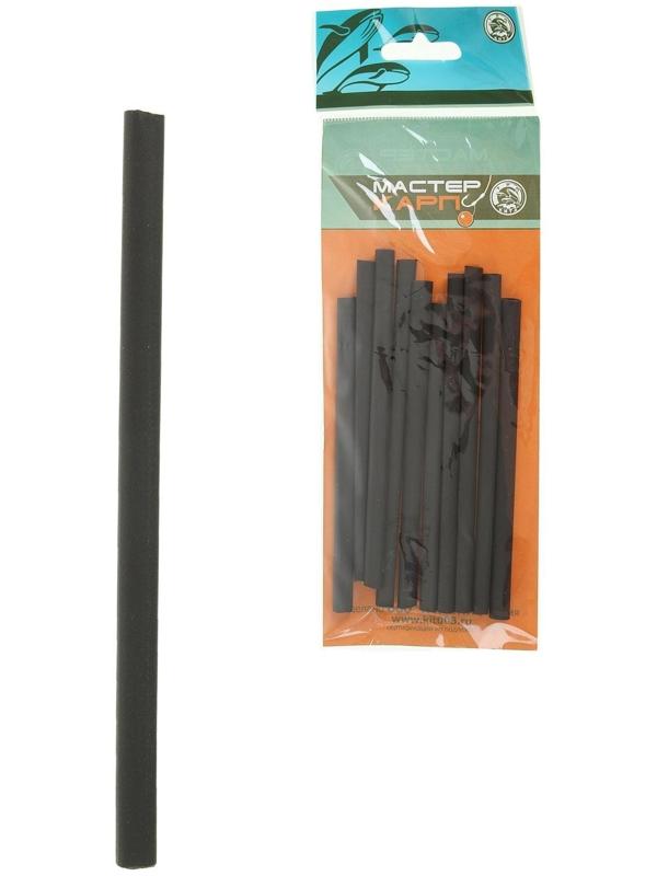 Набор термотрубок, диаметр 4/2 , цвет чёрный, 10 шт.