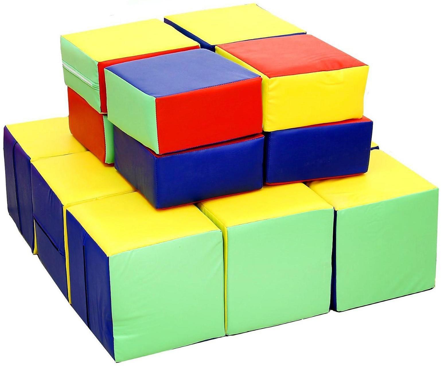 Мягкий модуль «Кубики», МИКС