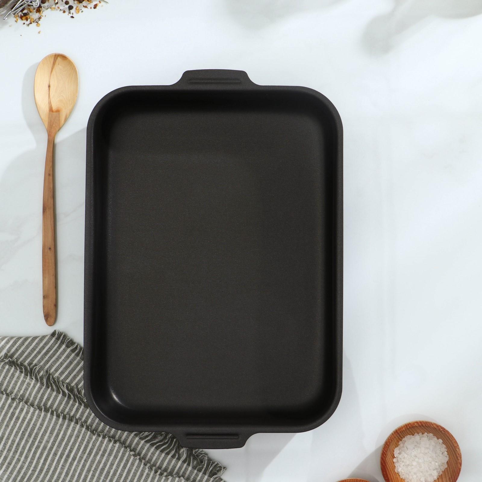 Противень «Экономика», 27×35 см, антипригарное покрытие, цвет синий