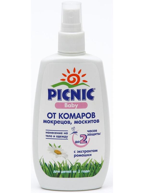Спрей от комаров Picnic Baby, 120 мл