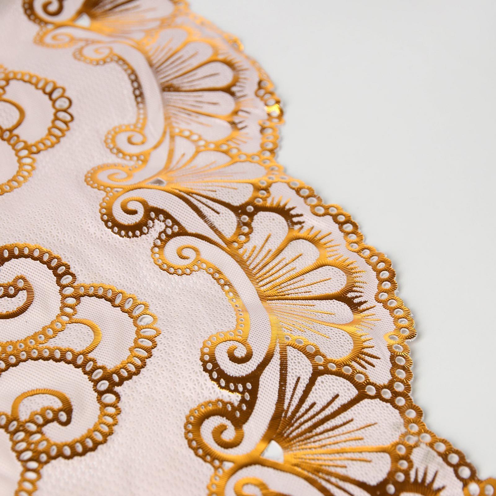 Клеенка ПВХ «Орнамент», рулон 20 метров, ширина 50 см