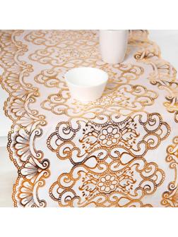 Клеенка ПВХ «Орнамент», рулон 20 метров, ширина 50 см