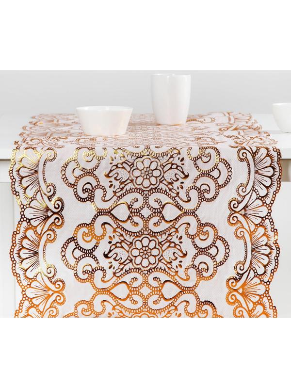 Клеенка ПВХ «Орнамент», рулон 20 метров, ширина 50 см