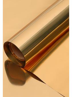 Полисилк двухсторонний золото + золото, 1 х 20 м