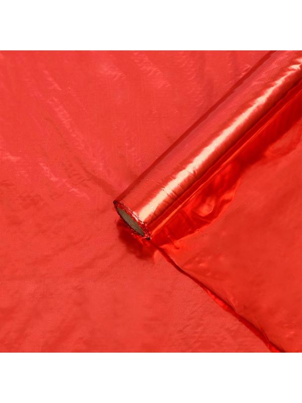 Полисилк двухсторонний, цвет красный + красный, 1 х 20 м