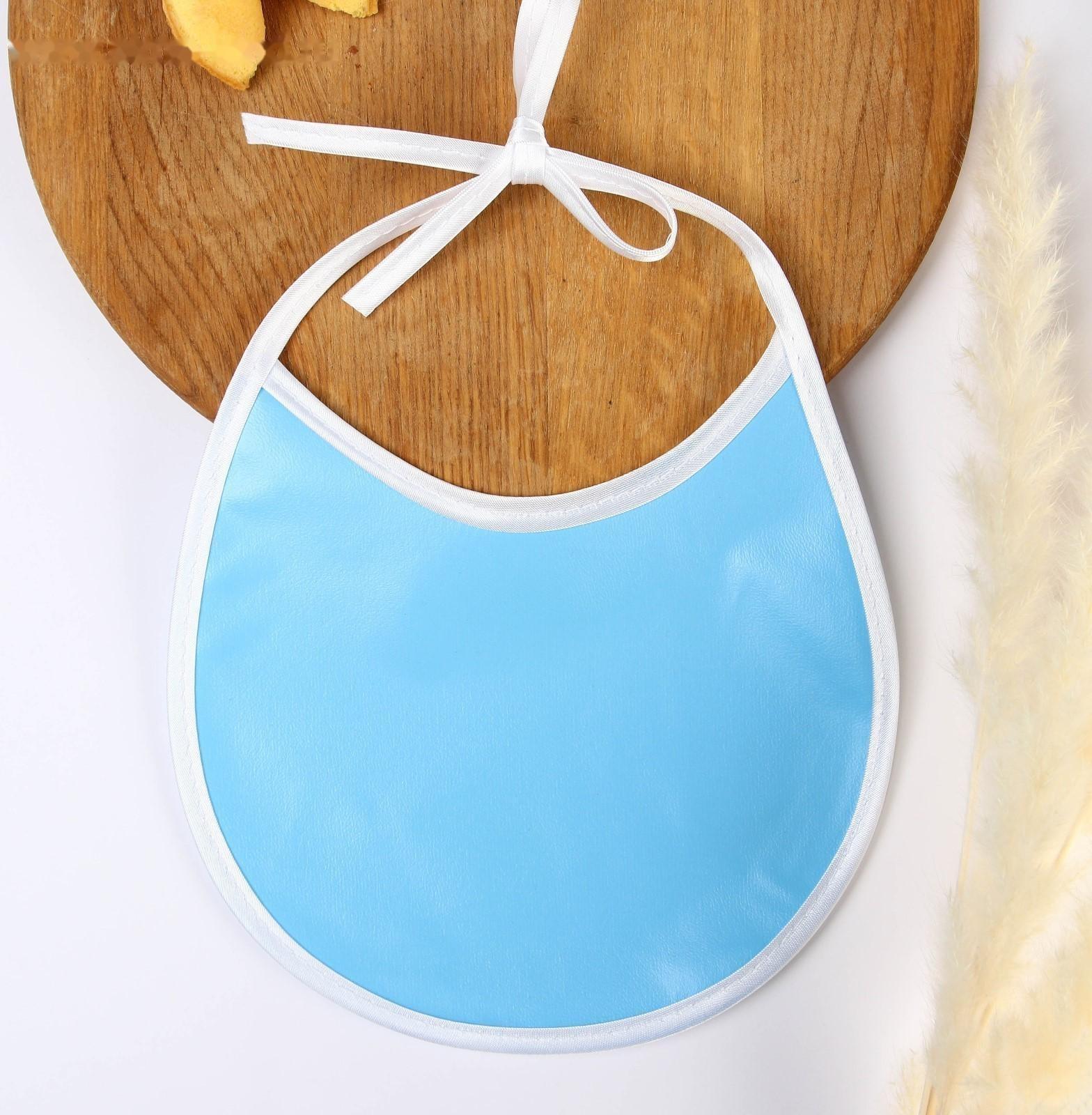 Нагрудник из клеёнки с ПВХ-покрытием, на завязках, цвета МИКС