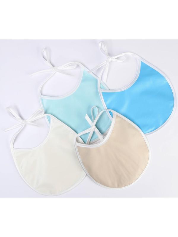 Нагрудник из клеёнки с ПВХ-покрытием, на завязках, цвета МИКС