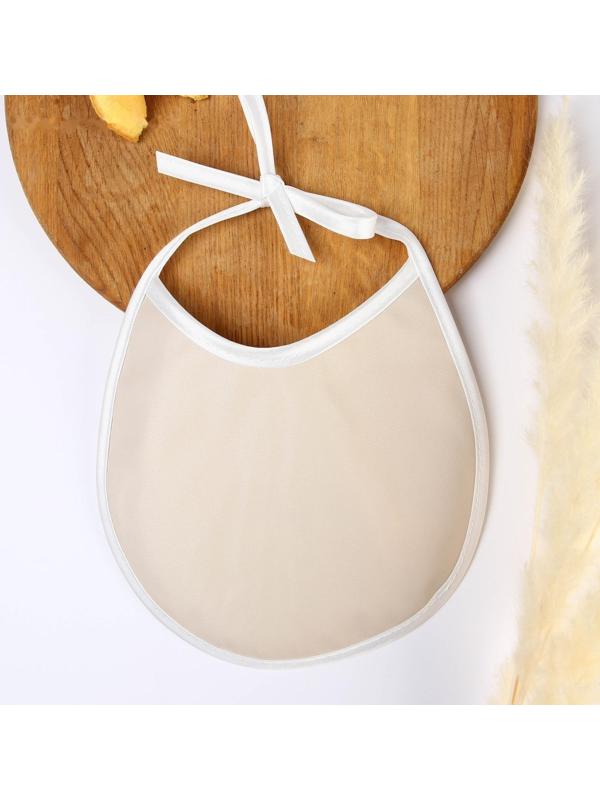 Нагрудник из клеёнки с ПВХ-покрытием, на завязках, цвета МИКС