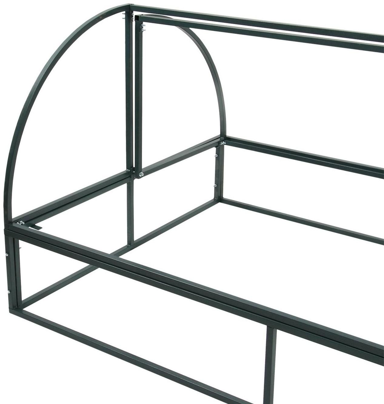 Каркас теплицы «Хлебница», 2 × 0,9 × 1,1 м, металл, профиль 20 × 20 мм, без поликарбоната