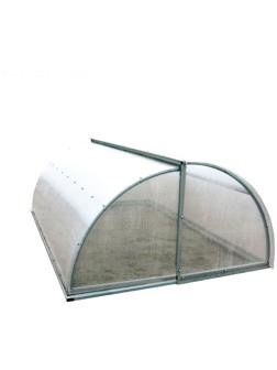 Каркас теплицы «Хлебница», 2 × 0,9 × 1,1 м, металл, профиль 20 × 20 мм, без поликарбоната