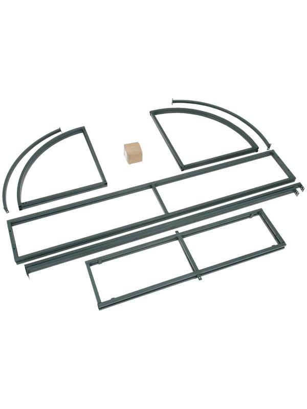 Каркас теплицы «Хлебница», 2 × 0,9 × 1,1 м, металл, профиль 20 × 20 мм, без поликарбоната