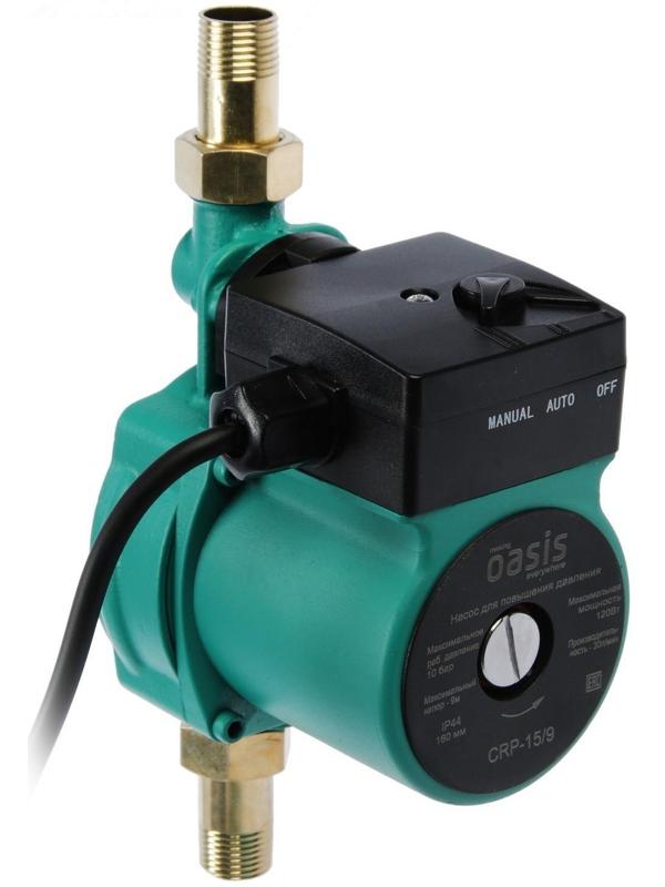Насос повышения давления Оasis CP-15/9, 120 Вт, напор 9 м, 25 л/мин