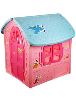 Детский игровой домик, цвет розовый