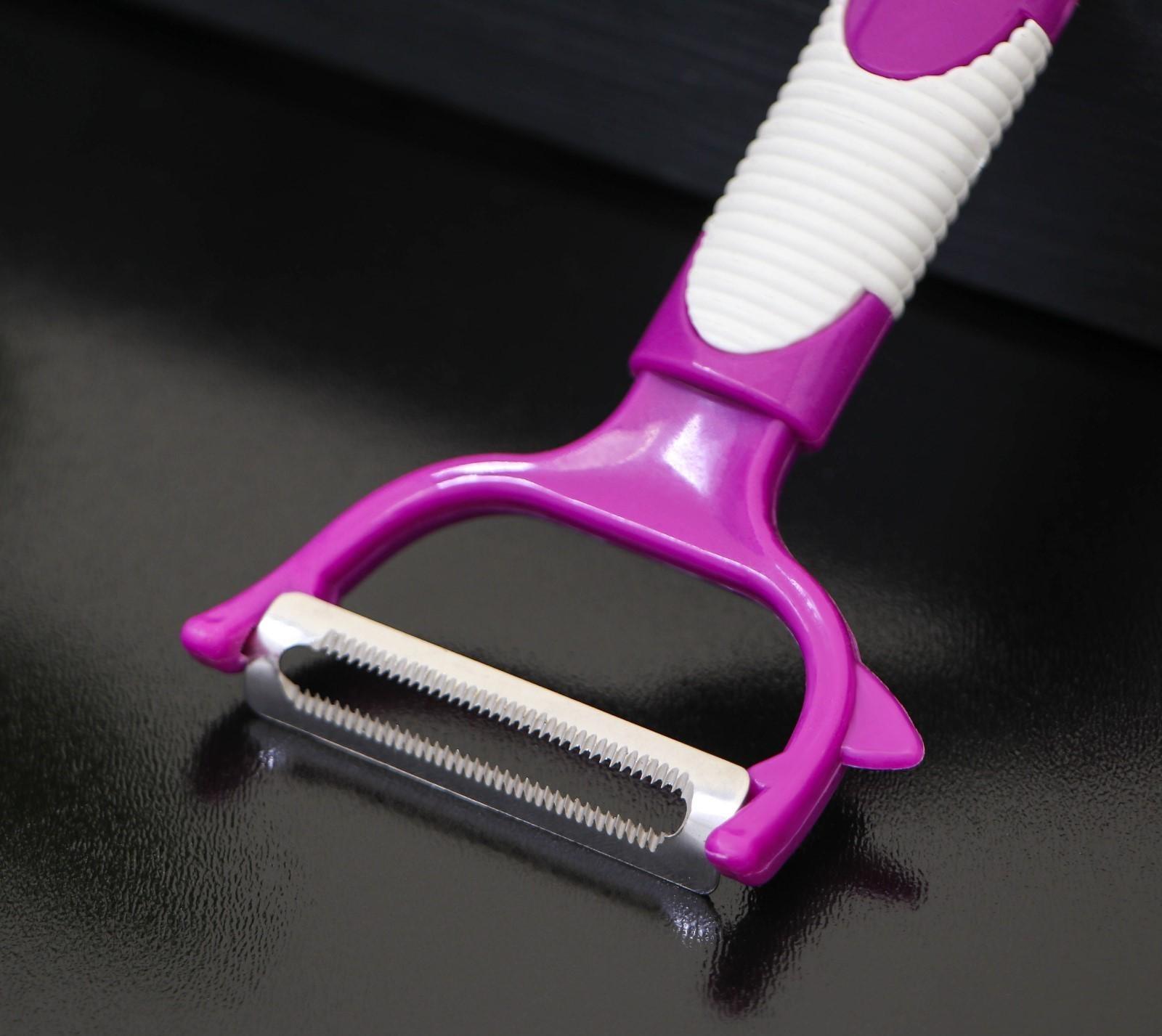 Овощечистка Доляна «Ритм», 15 см, цвет МИКС