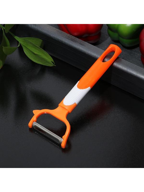 Овощечистка Доляна «Ритм», 15 см, цвет МИКС