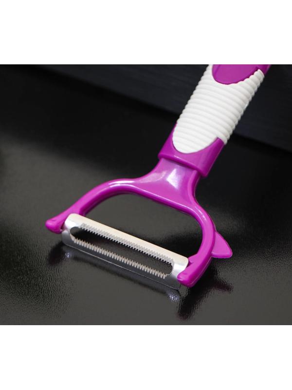 Овощечистка Доляна «Ритм», 15 см, цвет МИКС