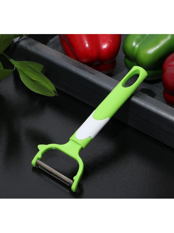 Овощечистка Доляна «Ритм», 15 см, цвет МИКС