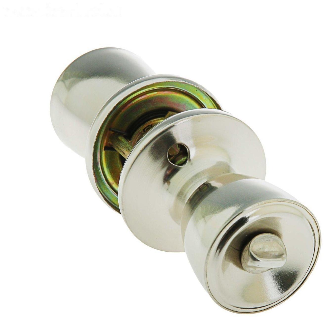 Защелка 1203, с ключом, цвет матовый никель