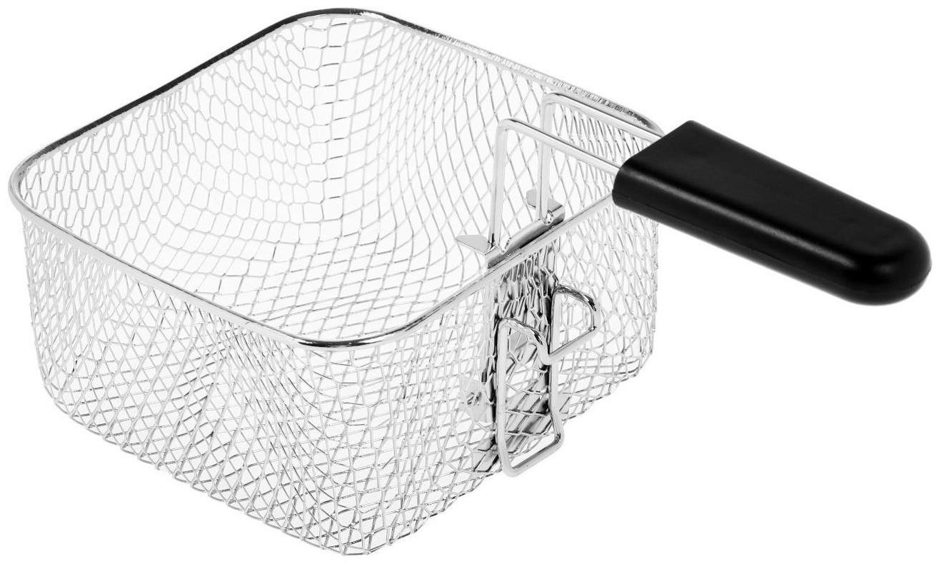 Фритюрница Centek CT-1430, 900 Вт, 1.5 л , антипригарная чаша, серебристая